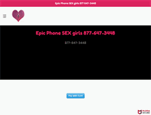 Tablet Screenshot of epicphonesex.com